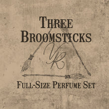 Load image into Gallery viewer, Full Size Set of Three Broomsticks Perfume Oils