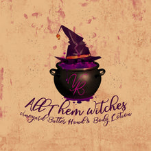 Load image into Gallery viewer, Vineyard Butter Hand & Body Lotion - All Them Witches Collection