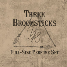 Load image into Gallery viewer, Full Size Set of Three Broomsticks Perfume Oils
