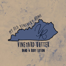 Load image into Gallery viewer, Vineyard Butter Hand &amp; Body Lotion - My Old Kentucky Home Collection
